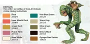 KIT PEINTURE AEROGRAPHE - COM ART CREATURE PAINT SET STEVE ROJAS